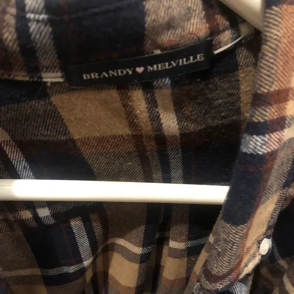 Brandy Melville Hazel Flannel Shirt - Picture 3 of 3